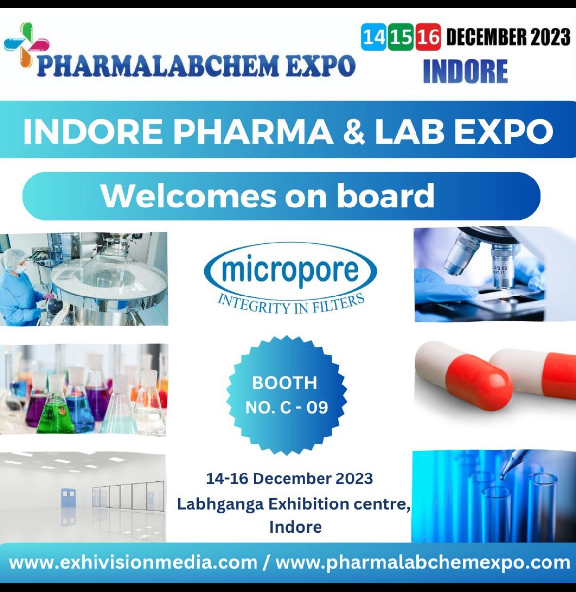 Pharmalabchem Expo in Indore, Dec 2023.
