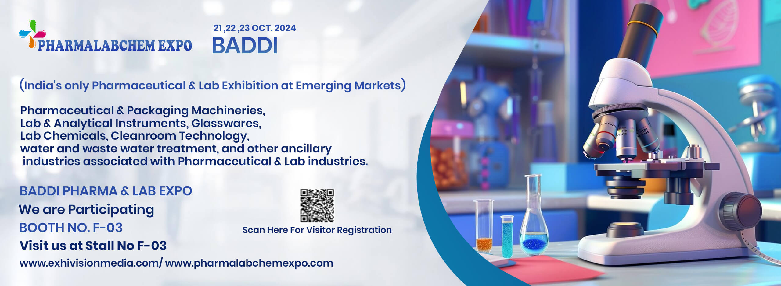Pharmalabchem Expo in Baddi, Oct 2024.